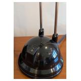 O - Pair of IKEA Adjustable Black Desk Lamps, 14 Inch Tallest Height