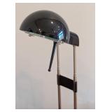 O - Pair of IKEA Adjustable Black Desk Lamps, 14 Inch Tallest Height