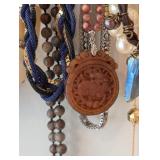 UL - Assorted Costume and Beaded Necklace Collection with Pendants and Gemstones