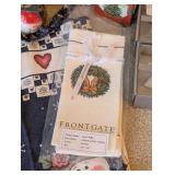 LL - Holiday Decor Collection with Wreath, Swan, Candles, Towels, and Kitchen Accessories