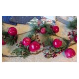 LL - Holiday Decor Collection with Wreath, Swan, Candles, Towels, and Kitchen Accessories