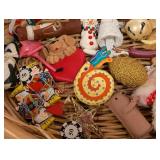 LL - Large Collection of Christmas Ornaments Including Vintage Glass and Novelty Decor