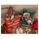 LL - Large Collection of Christmas Ornaments Including Vintage Glass and Novelty Decor
