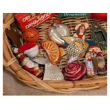 LL - Large Collection of Christmas Ornaments Including Vintage Glass and Novelty Decor
