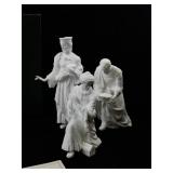 Lenox The Three Kings Nativity Sculptures with Original Box and Paperwork