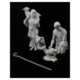 Lenox Shepherds and Sheep Porcelain Nativity Figurine Set with Box