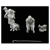 Lenox Shepherds and Sheep Porcelain Nativity Figurine Set with Box