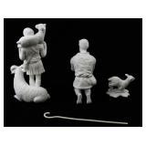 Lenox Shepherds and Sheep Porcelain Nativity Figurine Set with Box