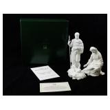 Lenox The Holy Family Nativity Sculpture Set with Original Box