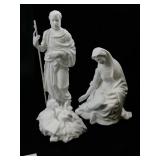 Lenox The Holy Family Nativity Sculpture Set with Original Box