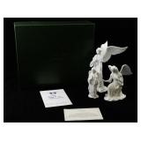 Lenox The Nativity Angels in Adoration Porcelain Figurine Set with Certificates and Box
