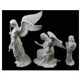 Lenox The Nativity Angels in Adoration Porcelain Figurine Set with Certificates and Box