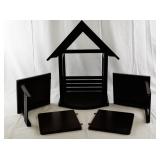 Lenox Nativity Creche Wooden Stable with Assembly Parts