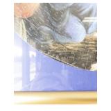 Framed Precious Moments Nativity Puzzle Art