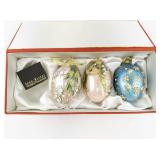 Joan Rivers Classics Collection Set of 3 Decorative Egg Ornaments