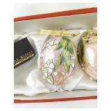 Joan Rivers Classics Collection Set of 3 Decorative Egg Ornaments