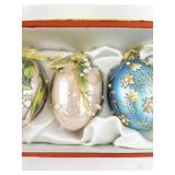 Joan Rivers Classics Collection Set of 3 Decorative Egg Ornaments