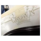 Crown Accents Porcelain Nativity Scene Set with Gold Trim