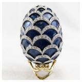 Imperial Treasures Four Seasons Decorative Egg with Stand and Box
