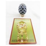 Imperial Treasures Four Seasons Decorative Egg with Stand and Box