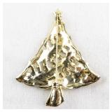 Vintage Enamel Christmas Tree Brooch