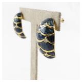 Joan Rivers Faberge Egg Style Clip-On Earrings