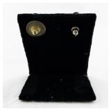 Enamel Drummer Soldier Stud Earrings