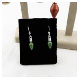 Set of 3 Pairs Holiday Ornament Earrings with Glitter Finish