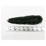 Multi-Strand Dark Green Seed Bead Necklace