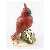 Kirk Folly Cardinal Trinket Box with Gold-Tone Interior
