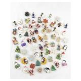 Large Collection of Holiday and Christmas-Themed Button Covers