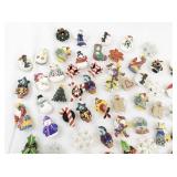 Large Collection of Holiday and Christmas-Themed Button Covers