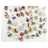 Large Collection of Holiday and Christmas-Themed Button Covers