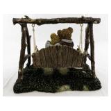 Boyds Bears Albert and Martha Swing Time Romance Figurine with Certificate