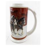 2004 Budweiser 25th Anniversary Holiday Beer Stein CS608