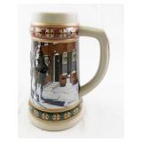 1994 Budweiser Hometown Holiday Stein with Box and Certificate