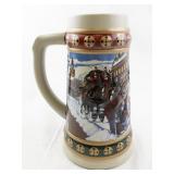 1994 Budweiser Hometown Holiday Stein with Box and Certificate
