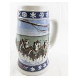 1995 Budweiser Holiday Stein Lighting the Way Home