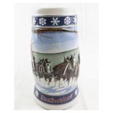 1995 Budweiser Holiday Stein Lighting the Way Home
