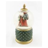 Mr. Christmas Valerie Park Hill Santa Snowglobe with Music Box