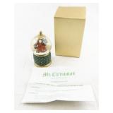 Mr. Christmas Valerie Park Hill Santa Snowglobe with Music Box