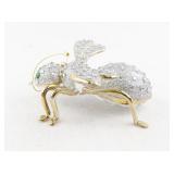 Joan Rivers Crystal Bee Ornament in Gift Box