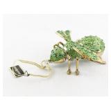 Joan Rivers Green Bee Jeweled Ornament with Box