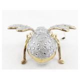 Joan Rivers Bee Jeweled Trinket Box with Gift Case