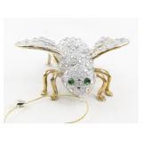 Joan Rivers Bee Jeweled Trinket Box with Gift Case