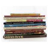 Set of 12 Cookbooks and Holiday Recipe Books