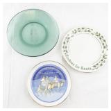 Set of 3 Christmas Themed Collector Plates