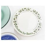 Set of 3 Christmas Themed Collector Plates