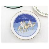 Set of 3 Christmas Themed Collector Plates
