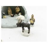 Alaska Themed Nativity Scene Set with Igloo and Figurines